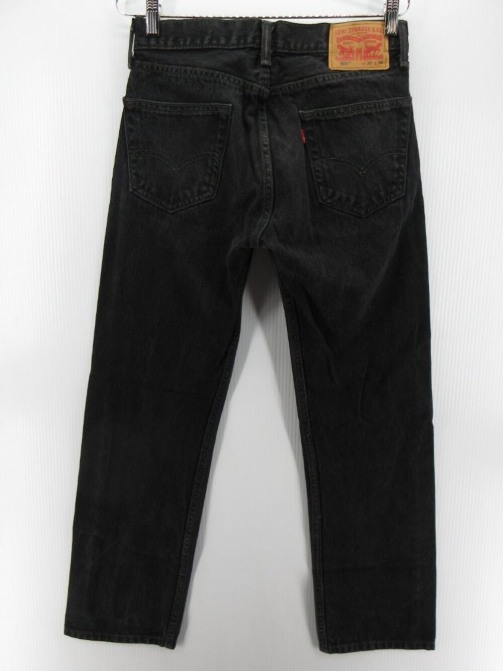 Levis 505 Jeans 30X30 Straight Red Tab Denim Pants Streetwear Cotton - Picture 6 of 10